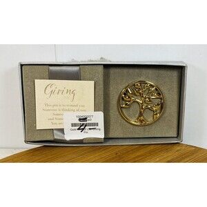 DEMDACO Tree of Life Goldtone One Size Women's Zinc Alloy Giving Pin